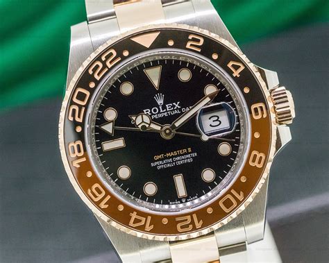 Rolex GMT Master II Root Beer Dial 18K / SS 